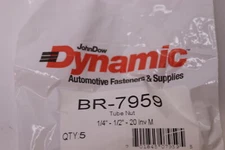 (5-Pk) John Dow Dynamic Brake LineTube Nut 1/4" x 1/2" -20 BR7959