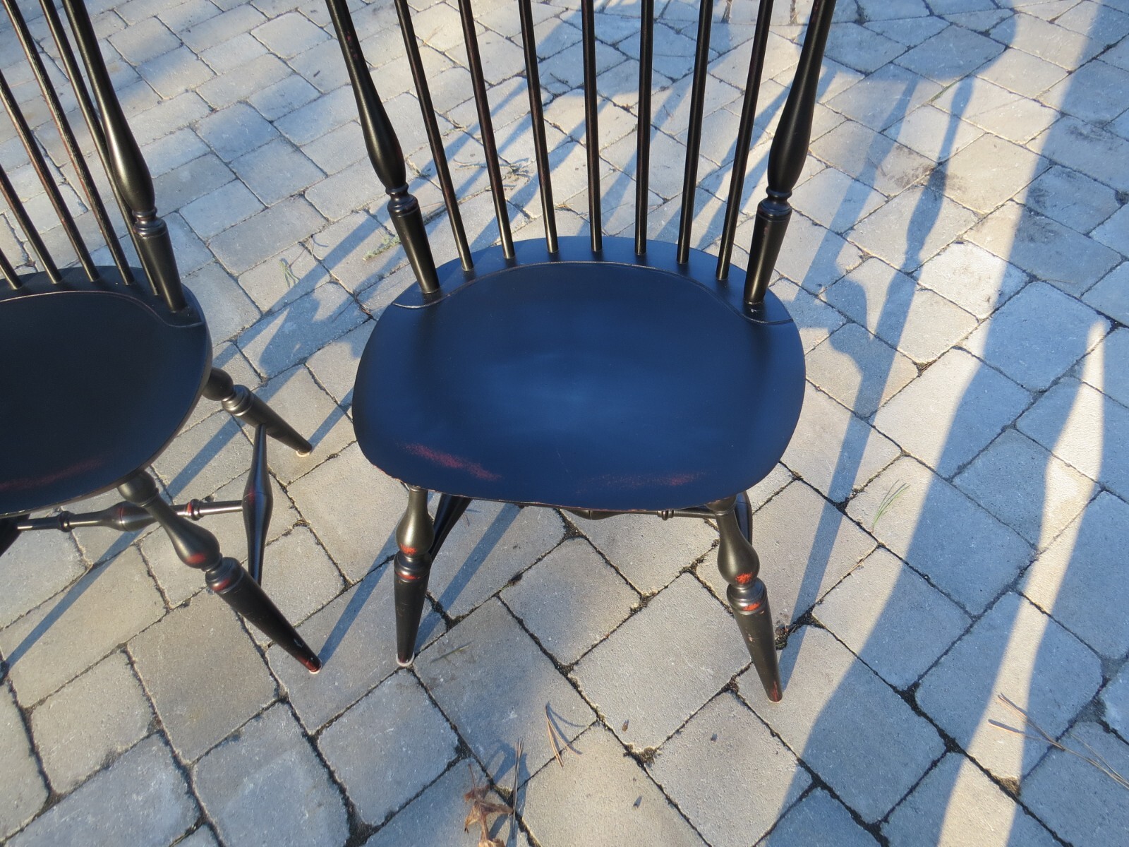 Pair Warren Chair Works Fan back Windsor Chairs eBay