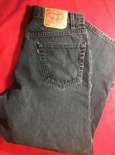 Levis' 550 Classic 5 Pocket Black Jeans - Vintage 36 x 30 Made in USA