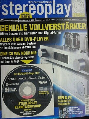 STEREOPLAY 10/02,mit CD, 77 Min,DALI EUPHONIA MS 4,DYNAUDIO SPECIAL TWENTY FIVE,