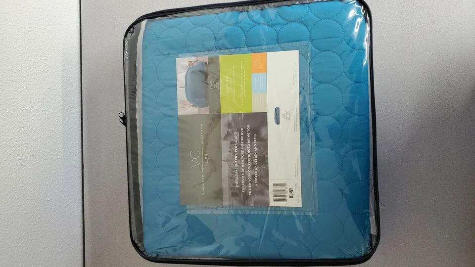 Одеяла для кровати VCNY Teal Jackson King Quilt коллекция Downtown - Изображение 4 из 4