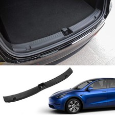 Tesla Model Y Rear Trunk Sill Plate Protector, TPE Rubber, 2020-2024