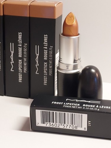 MAC Frost Lipstick in 304 BRONZE SHIMMER Full Size Authentic NEW BOXED M·A·C - Picture 7 of 7