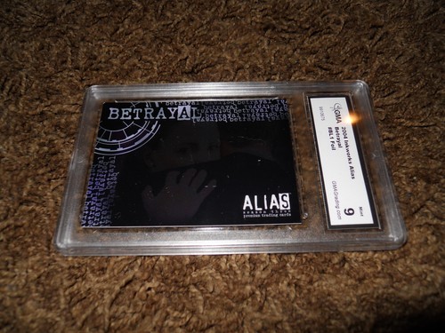 2004 Inkworks Alias Betrayal #BL1 Foil Box Loader Trading Card  Graded 9