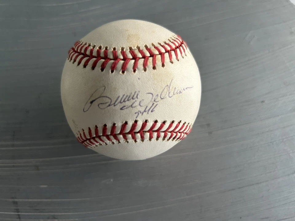 Bernie Williams In-Person SIGNED Rawlings 2000 World Series Baseball JSA - Image 3 of 4
