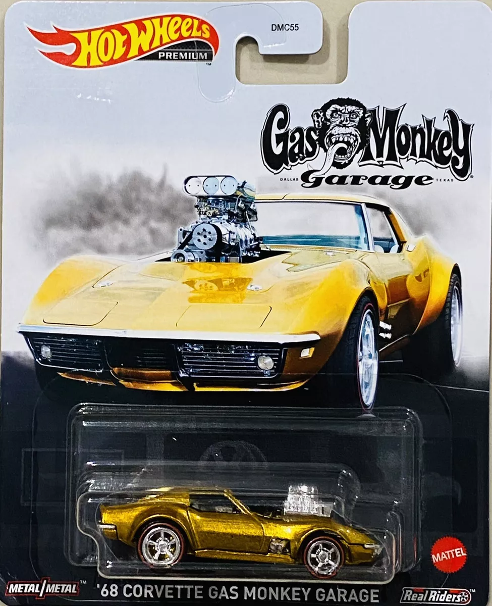 hot wheels 68 Corvette Gas Monkey Garage Gold 2021 New Release