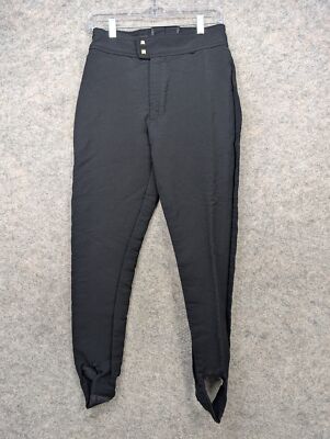 Kaelin Equestrian Pants Womens 10 Black Stirrup Wool Blend Ski Riding Western