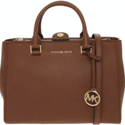 MICHAEL KORS Kellen Satchel Bag - Medium - Luggage - 330£