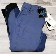 Tredstep Symphony Azzura Pro Breeches with Full Seat - French Blue US/UK 32R 