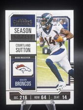Panini Contenders #30 Courtland Sutton Denver Broncos 2023
