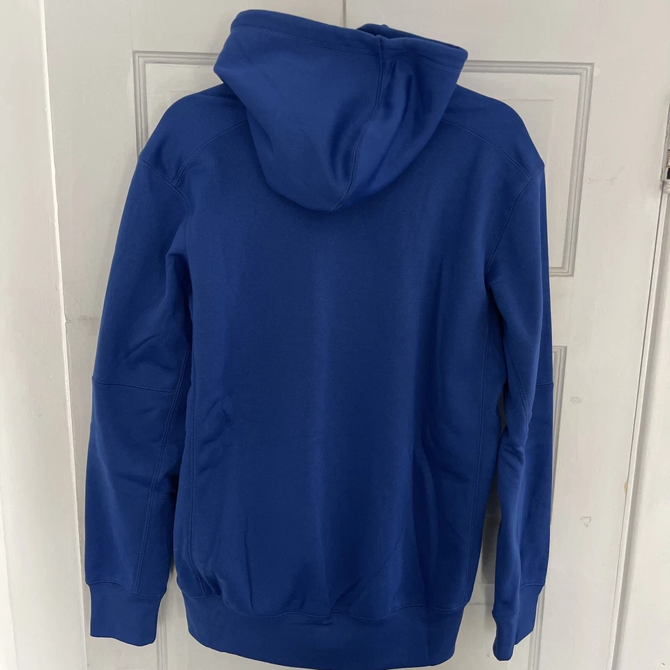 Nuevo MLB Toronto Blue Jays Nike Auténtico Logo Pullover Sudadera con Capucha M Centro Swoosh Foto 3 de 4