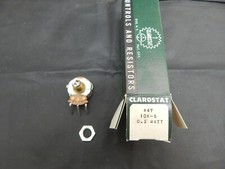 10K OHM 10000 1/2 WATT POTENTIOMETER QUALITY CLAROSTAT A47-10K-S - FAST SHIPPING