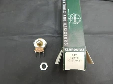 10K OHM 10000 1/2 WATT POTENTIOMETER QUALITY CLAROSTAT A47-10K-S - FAST SHIPPING