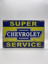 Blechschild Chevrolet 20x30cm Nostalgie Retro Reklame Vintage Deko Geschenk
