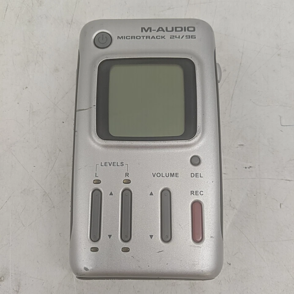 M-Audio MicroTrack 24/96 Silver Professional 2-Channel Mobile Digital Recorder  - Image 2 of 4