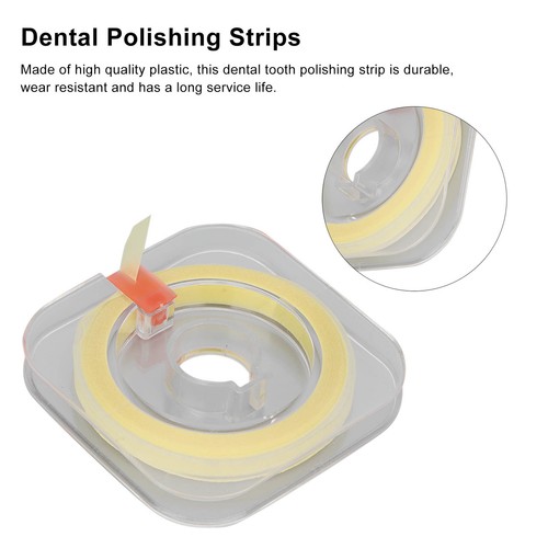 Tiras de pulido dental 20um 2 zonas de molienda dientes tira abrasiva tiras dentales - Imagen 9 de 22