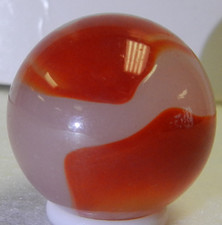 17859m .98 Inches Vintage Akro Agate Ace Corkscrew Shooter Marble
