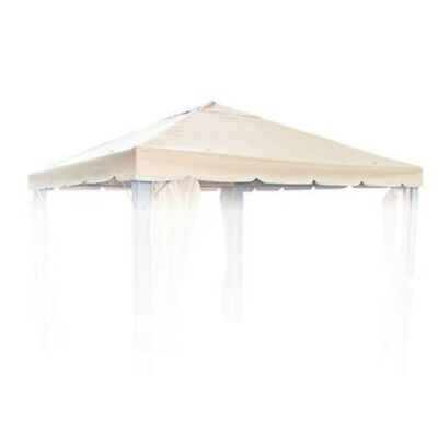 Pavillion Ersatzdach Natur für 3x3 Pavillon Pavillondach Partyzelt Dachplane 