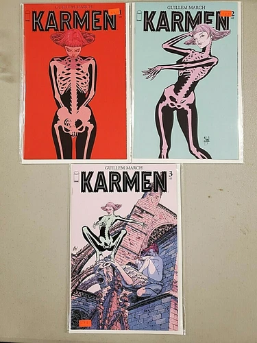 KARMEN 1 2 3  Guillem March lot of 3 Image 2021 VF/NM 1st prints