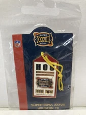 Super Bowl XXXVIII Pin Reliant Stadium February 2004 Houston Texas 1 of 1000 NEW