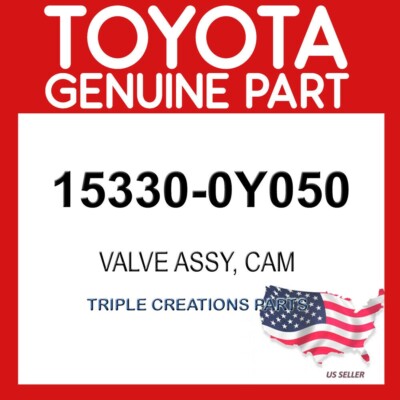 TOYOTA GENUINE 153300Y050 VALVE ASSY CAM TIMI 15330-0Y050