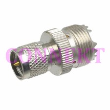 1pce UHF female jack to mini UHF miniUHF male plug RF coaxial adapter connector