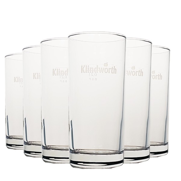6X Klindworth Glas Trinkglas 0,2L GläSer Saftglas Becher Schorle Saft Wasser-image