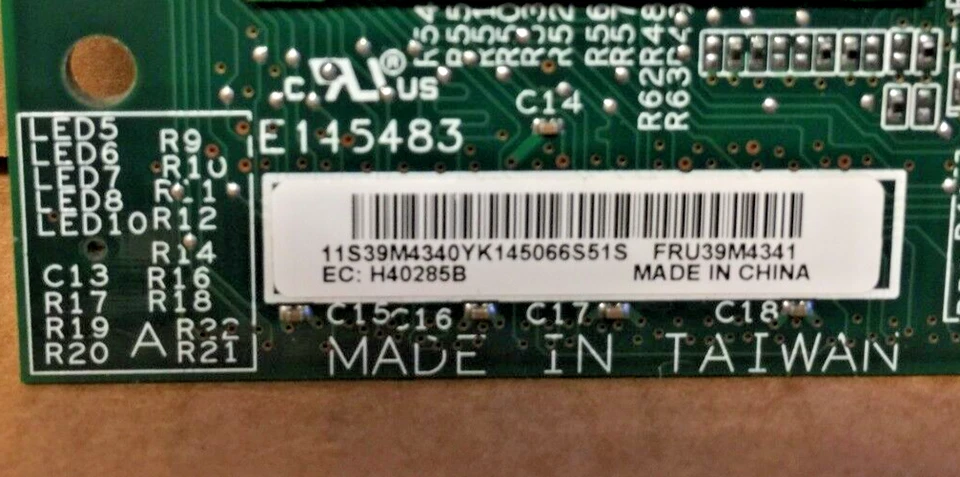 IBM SAS SATA DAUGHTER Controller Card X306M 206M  XSERVER 39M4341  - Image 2 of 3