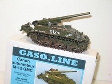 SOLIDO, Char canon automoteur M12 GMC militaire US D12  gaso line