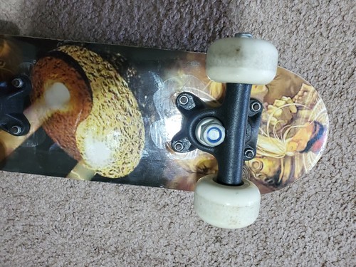 Mini Logo skateboard complete 17 inch Vintage GOOD USED CONDITION RARE DESIGN  - Picture 7 of 8