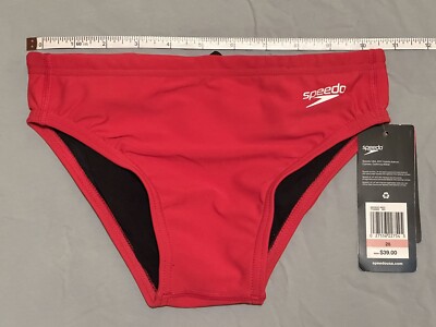 Speedo Men's Swim Brief - The One, Speedo Red, 28 | eBay