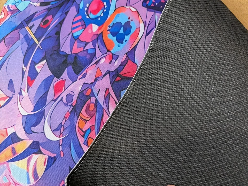 XL Gaming Mouse Pad Desk Mat 60x30cm – Cute Purple-Haired Anime Girl – New UK B5 - Image 4 of 4