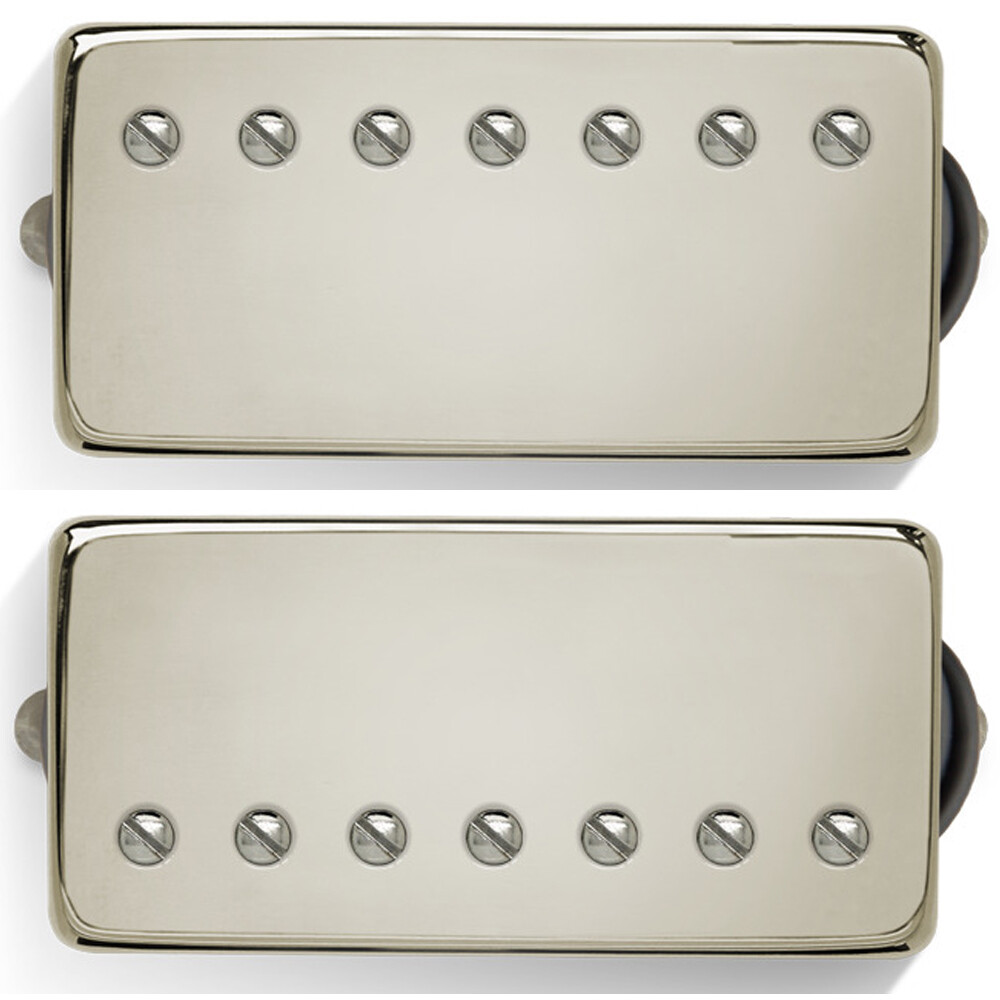 Bare Knuckle Unity 7-String Guitar Pickup Set, Nickel Covers w 