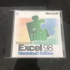 Microsoft Excel 98 Macintosh Edition CD