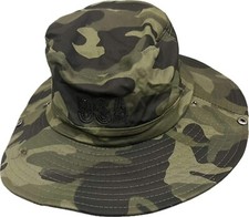 Vietnam Shooter's 2" Short Brim Boonie Cover- Tiger Stripe Boonie Hat Govt Issue