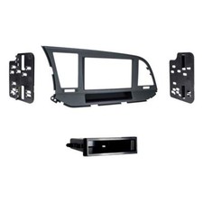 Metra 99-7376B Matte Black Single DIN Dash Kit for Select 17-up Hyundai Elantra