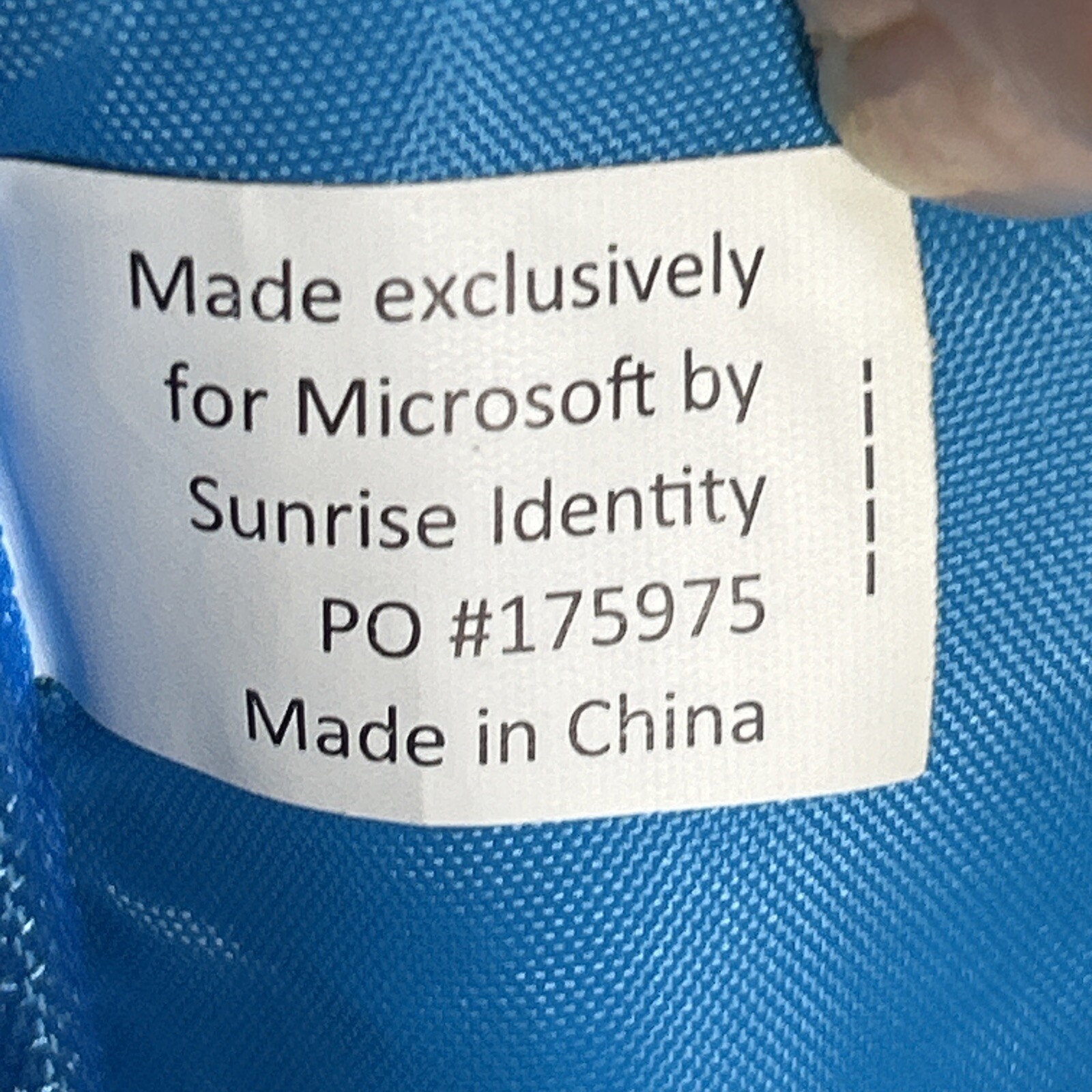 Microsoft Backpack Gray Blue With Logo - image 8