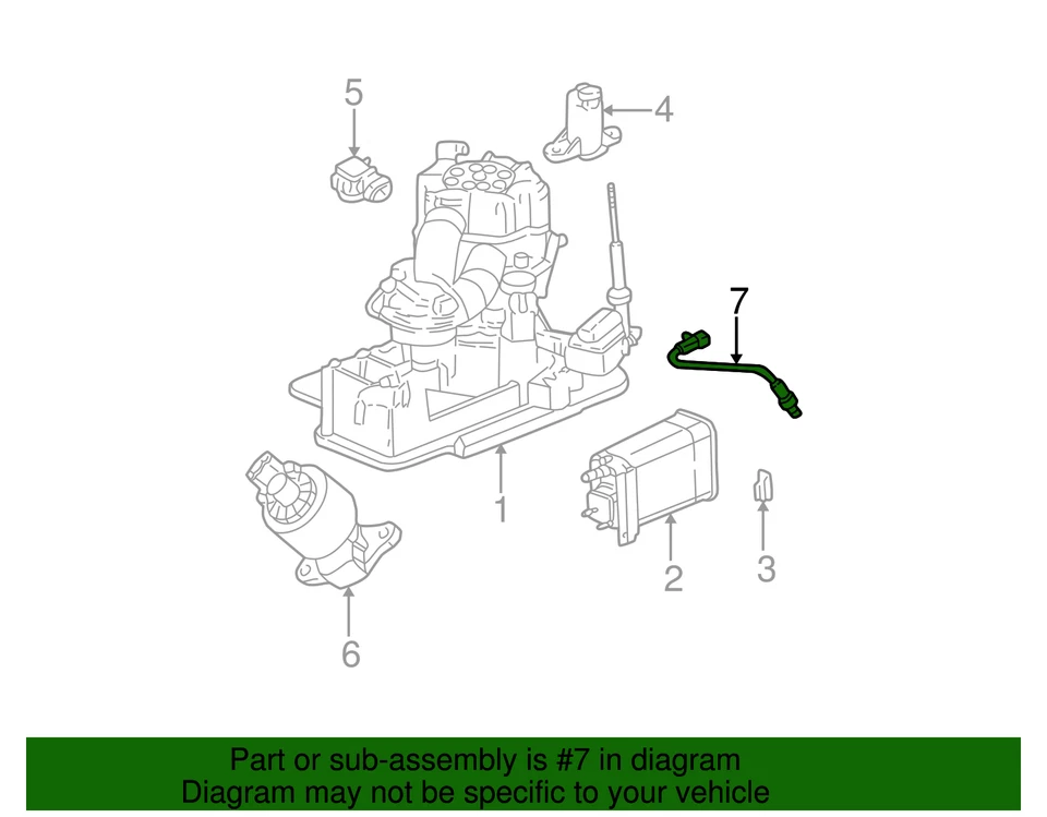 Sensor de oxígeno térmico genuino GM 2003-2007 Chevrolet GMC Silverado Yukon 12572707 Foto 4 de 4