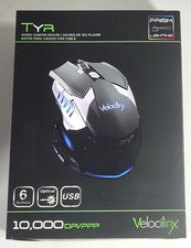 Velocilinx Tyr Optical Six Button 10,000 DPI Gaming Mouse USB Interface