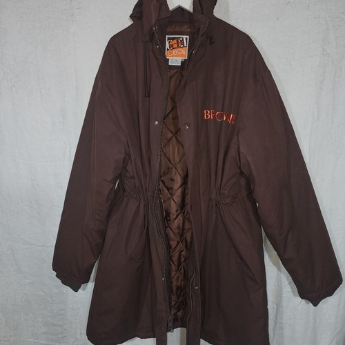 CLEVELAND BROWNS coat by G-iii Carl Banks 90's vintage XL - Picture 4 of 8