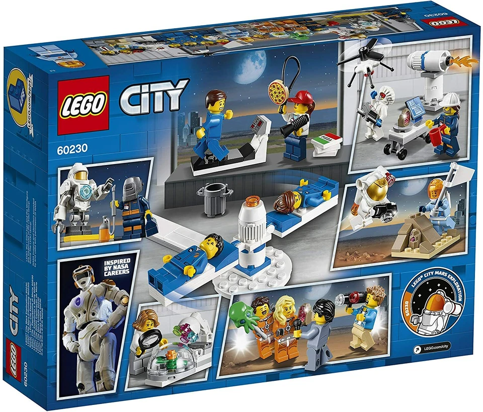 Lego City Town 60230 PEOPLE PACK - SPACE RESEARCH AND DEVELOPMENT Astronauts NEW - Image 2 of 4