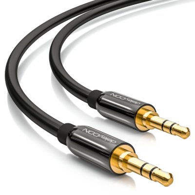 7,5m AUX Kabel 3,5mm Stereo Klinken Audio Kabel Klinke Stecker PC TV HiFi MP3   