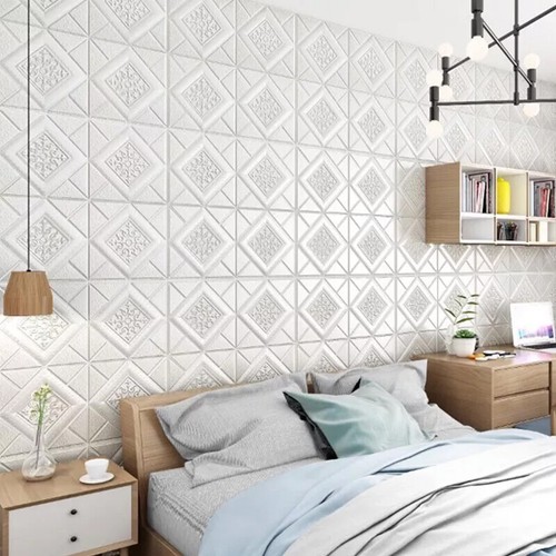 3D Foam Self-adhesive Tile Brick Wall Sticker Ceiling Panel Wallpaper Waterproof - Picture 9 of 18