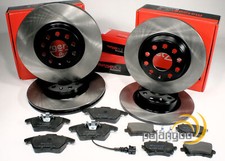 Metzger Bremsscheiben Ø 312 mm + 282 mm Bremsbeläge vorne hinten für VW Eos