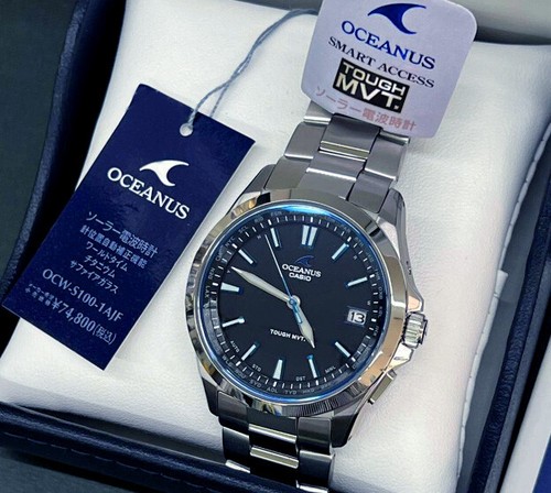 新商品 CASIO OCW-S100-1AJF- OCEANUS オシアナス 美品 オシアナス ...