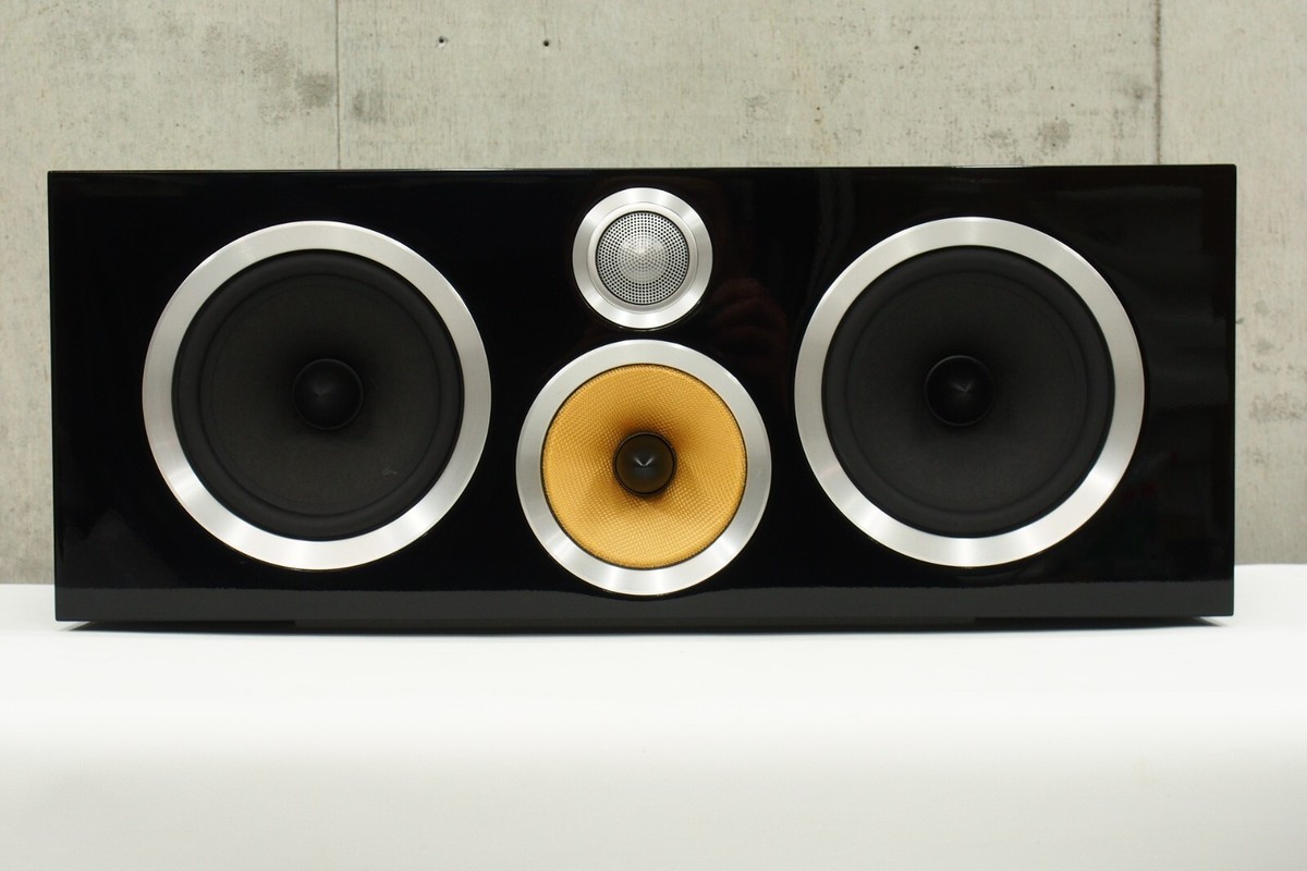B&W CM Centre 2 S2 center speaker in piano black 3-way bass reflex 