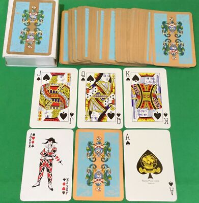 Alte Vintage De La Rue ROYAL MAIL LINES Versand Werbung Kunst Spielkarten A