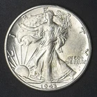 1943-D Walking Liberty Silver Half Dollar 50C - High Grade - COINGIANTS -