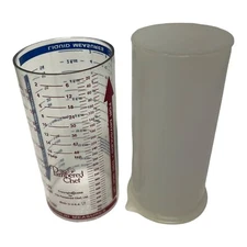 Pampered Chef “Measure All” Slide Measuring Cup Liquid/ Dry Solid Holds 2 Cups