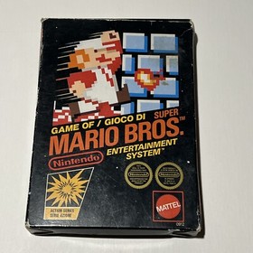 Super Mario Bros Game NES Nintendo Boxed 5 Screw Cartridge Original PAL Rare